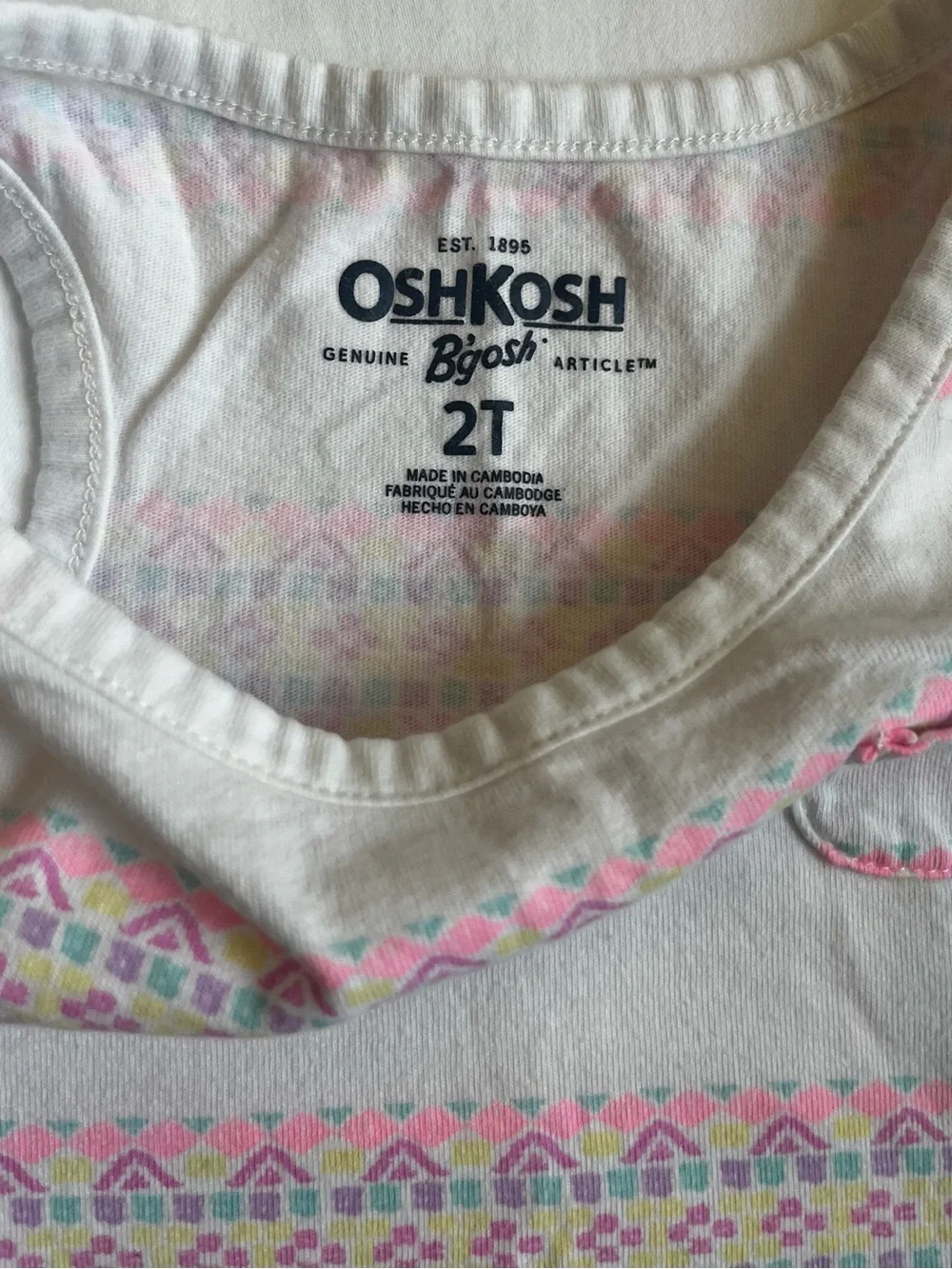 Carter's Toddler Girl's Tank Top and Shorts Outfit Set Size 2T